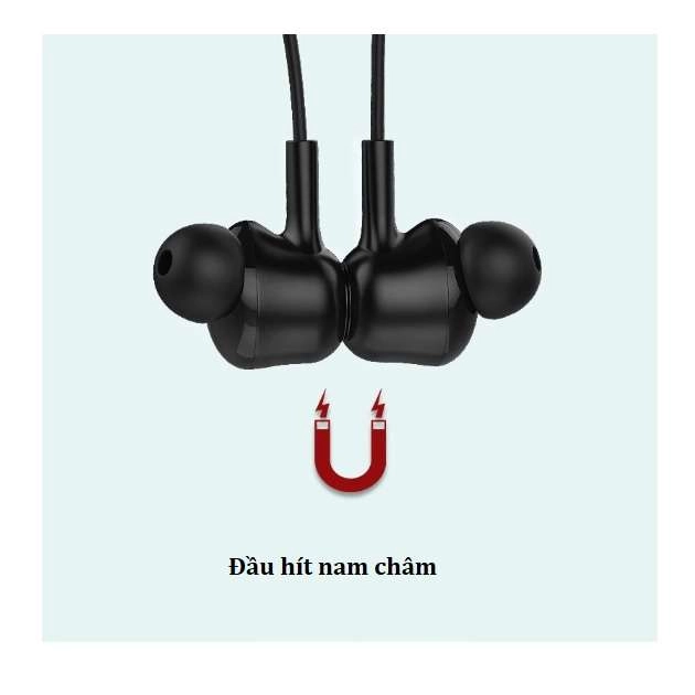 Tai nghe không dây Bluetooth Langsdom L17B, Tai nghe nhét tai thể thao, In-Ear, tai hít từ tính, có Mic